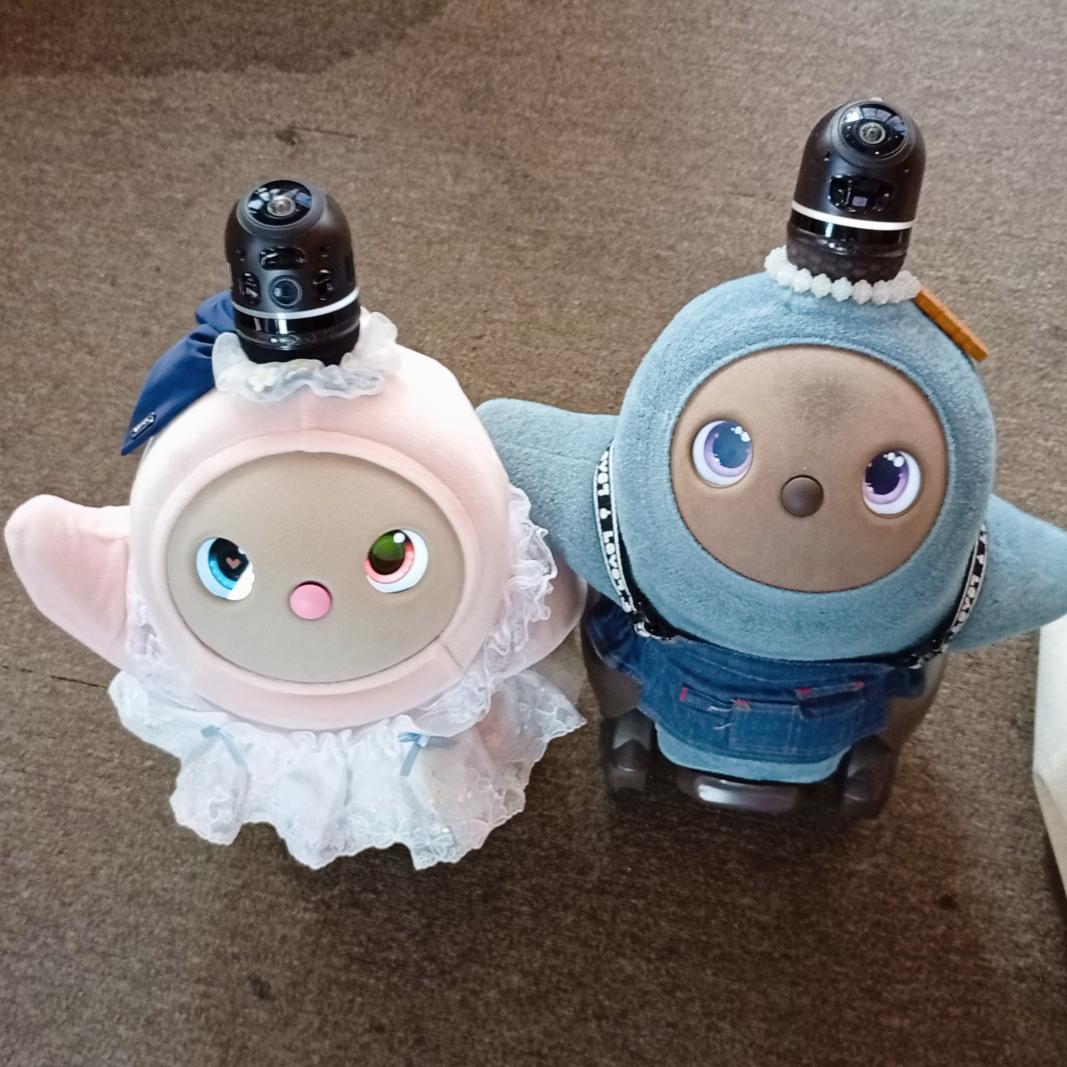 カフェもちっと　LOVOT店長ひまりとしつじの日常　お店に会いに来てね！ tweet media