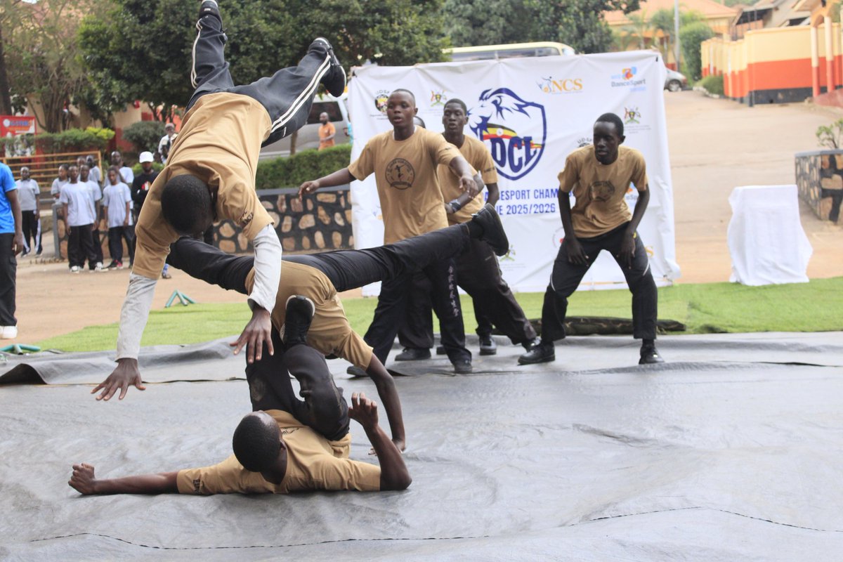 gombehighschool's tweet photo. Final round intensity! Buganda Group A teams owning the floor with flawless routines. Who's taking the crown? 🏆 #UgandaDancesportLeague https://t.co/LuSm2RV147