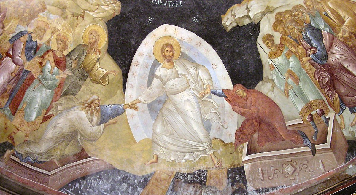 World15Themes's tweet photo. Jésus ouvre les portes du Paradis
Par sa mort et sa résurrection,
" Il brisa les portes de bronze… "
📖 (Ps 107,16)
"j’étais mort, et me voilà vivant pour les siècles des  siècles ; je détiens les clés de la mort et du séjour des morts."
📖(Ap 1,18)
#SamediSaint #TriduumPascal https://t.co/ZbuhKhuwcl