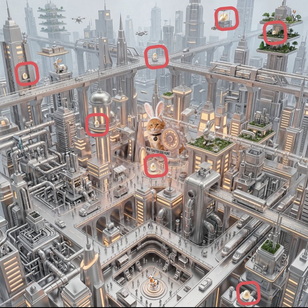 I have found 7 eggs in the City and I marked them with square box

I really hope at least this time Bybit will choose me as a winner 🫶 

I really hope I will win 👀♥️

#BybitEasterEggHunt <a href="/Bybit_Official/">Bybit</a>