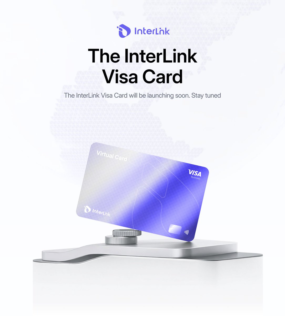 mans6330's tweet photo. The future of your finances is getting a major upgrade. 💳✨
We are thrilled to announce that the InterLink Visa Card is officially on the horizon! Whether you're managing business expenses or personal spending, seam global payments are just around the corner.
#itl#itlg#interlink https://t.co/dOpjnKoLPn