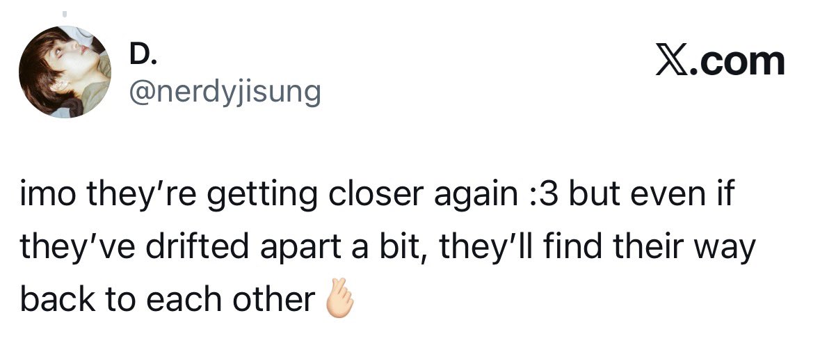 I’m sure he his so happy to have seungmin back oh my seungjin I will always believe in you ☹️