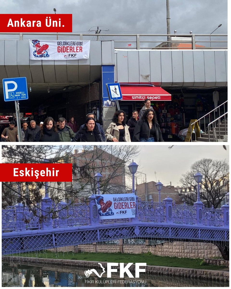fkfresmi's tweet photo. Denizlerden, Mahirlerden, Harunlardan aldığımız bağımsız Türkiye kavgasını büyüterek NATO’nun kuruluş yıldönümünde FKF olarak kampüslerimizden sesimizi yükseltiyoruz;

Geldikleri Gibi Giderler!
https://t.co/H0MW79wfah https://t.co/gCALdOypna
