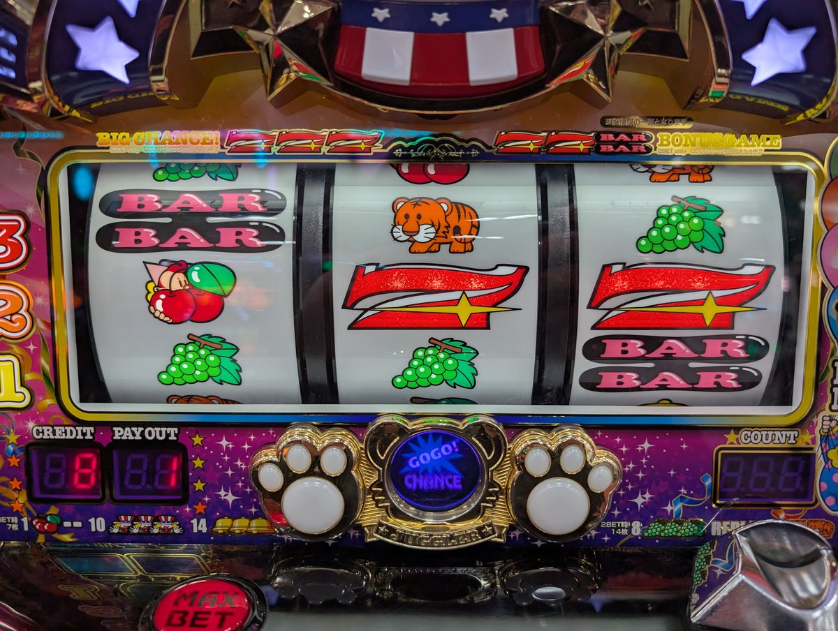 masaopushman's tweet image. 投資506枚　回収3080枚

今日はたまたまBIGに寄っただけ。

これが逆なら普通に負けてる。
ジャグラー怖いわ。

#ジャグラー #スロット #BIG