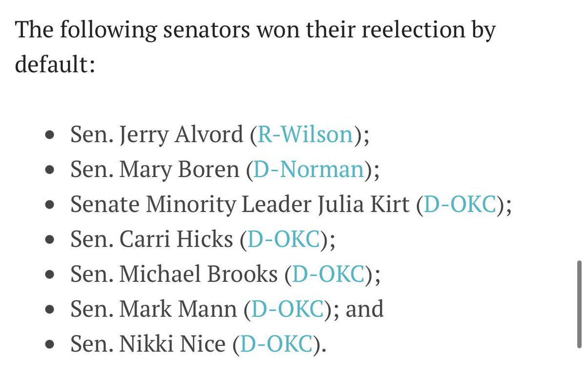 OK Senate Democrats Campaign Committee tweet media