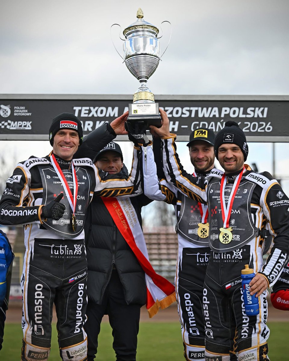 motorlublinpgee's tweet photo. 𝗣𝗜𝗔̨𝗧𝗬 𝗥𝗔𝗭 𝗭 𝗥𝗭𝗘̨𝗗𝗨! Mistrzowie Polski Par Klubowych 🥇🖐️

#MPPK https://t.co/GTCsDDCvgx