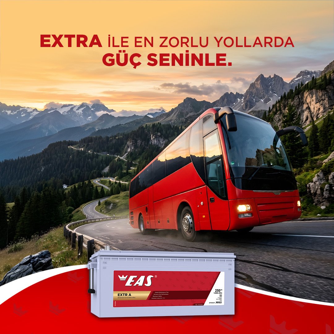 eas_aku's tweet photo. EAS EXTRA serisi, ağır vasıta ve ticari araçlar için geliştirilmiş yapısıyla en zorlu koşullarda yüksek performans sunar. 

Yol ne kadar zorlu olursa olsun, doğru akü ile yola güvenle devam edin. 
  
#EAS #İnciAkü #AğırVasıta #TicariAraç #Akü https://t.co/C46g1QfoDx