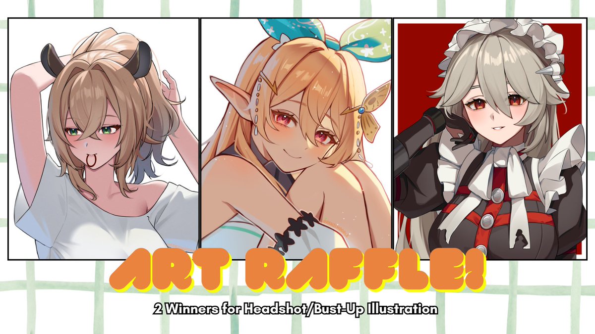 ‼️ART RAFFLE‼️
It's been a while since I've done an art raffle!  

Rules:   
- Like and retweet to enter! (No QRTs please!) 
- Must be a follower! 
- Reply below with your character of choice or your OC!  

ends on March 24   
good luck!!  
#artraffle