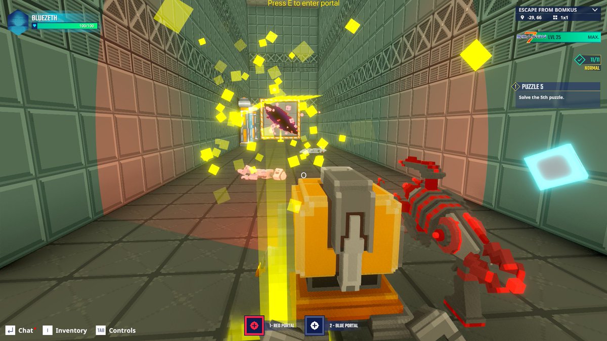 Got way too close to a turret for this pic in The Sandbox Season 7. <a href="/TheSandboxGame/">The Sandbox</a> tsbga.me/TheSandbox #Season7