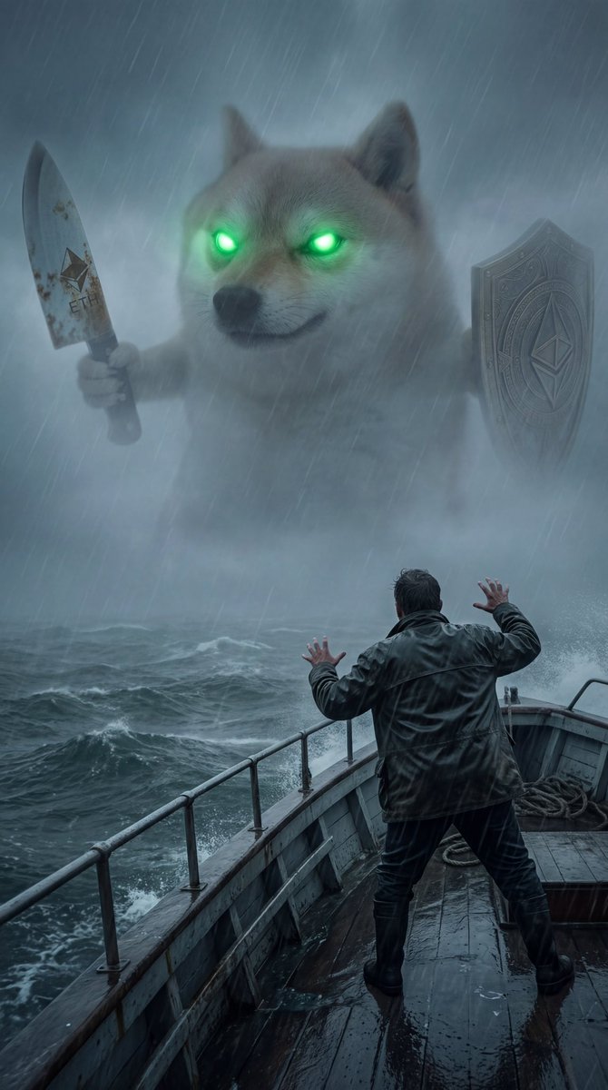 Rising from the storm, anchored by ETH.

What the dog doing?🔪🛡️

We will stand strong! Because I have you all.

#我的刀盾 🔷