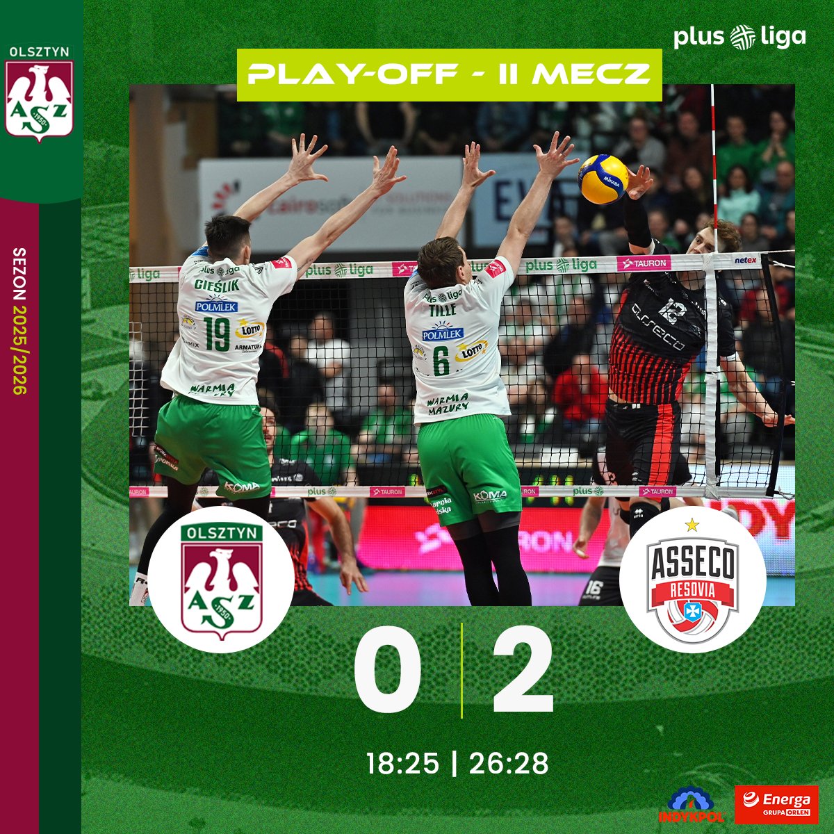 Indykpol AZS Olsztyn tweet media