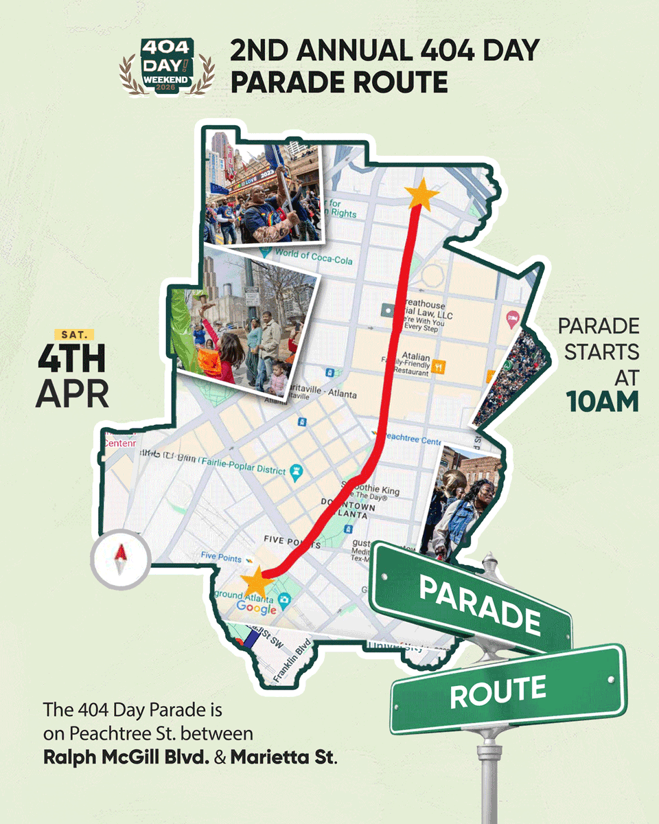 AtlantaDream's tweet image. Happy 404 Day ATL!  
 
Let us know if you’re pulling up to the 404 Day parade. We want to see you 👀
