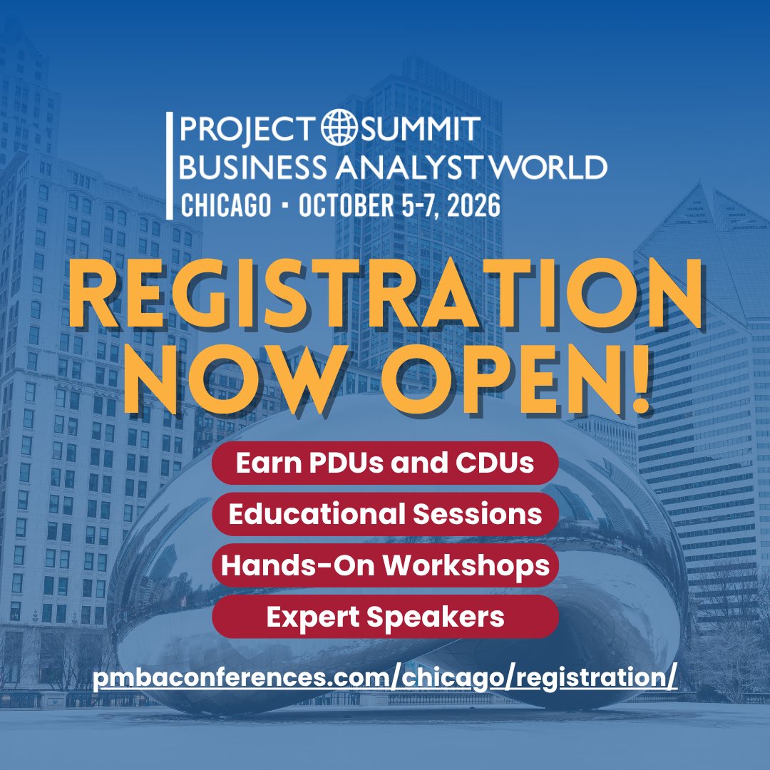 ProjectSummit*ProjectWorld*BAWorld tweet media