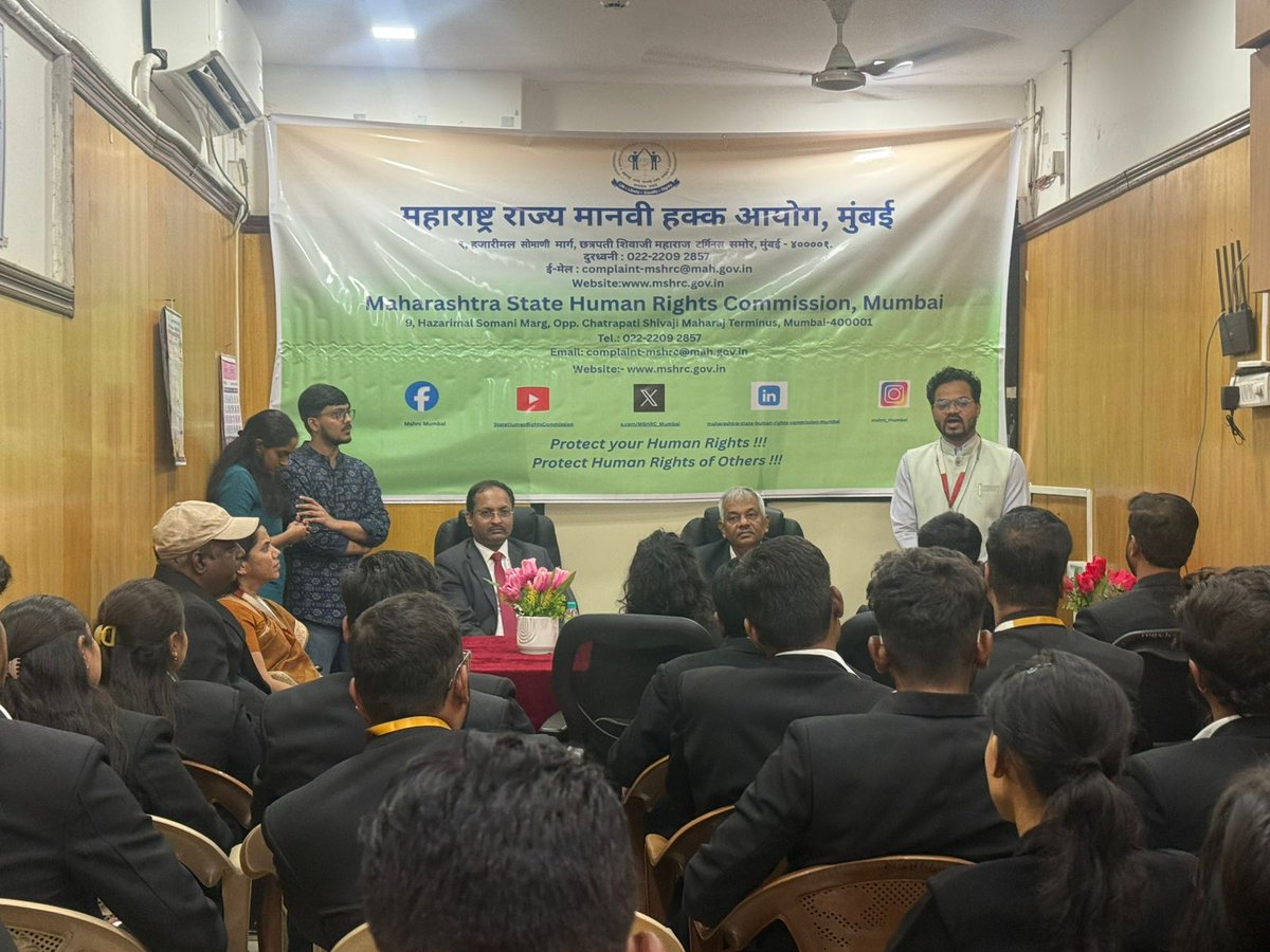 Maharashtra State Human Rights Commission Mumbai tweet media