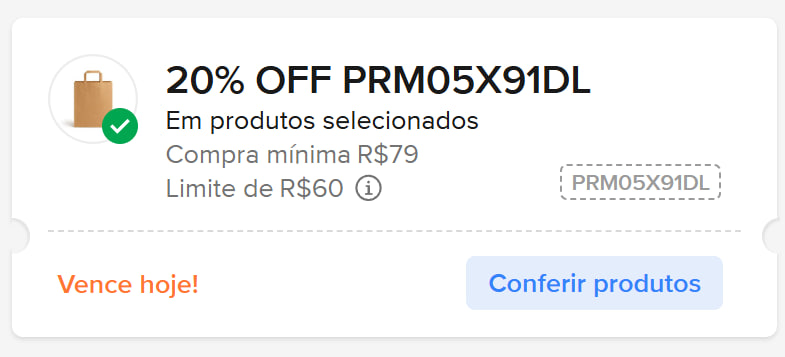 🔥 4.4 Mercado Livre!

📌 Ofertas:
╰┈➤ mercadolivre.com/sec/1JVmUti

🎟 Cupom:  PRM05X91DL
20% OFF acima de R$ 79