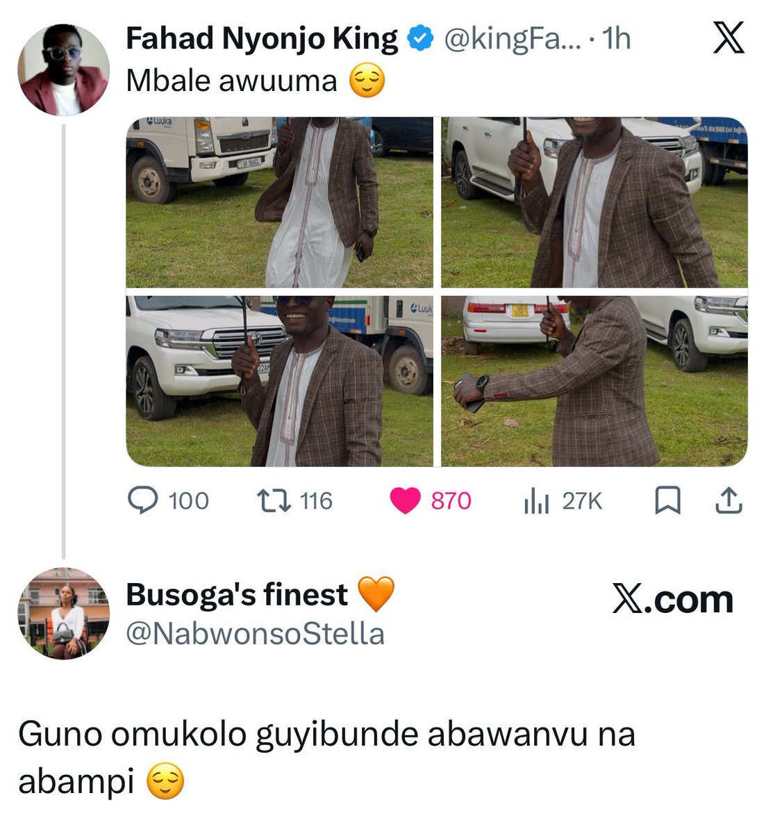 Musoga's Finest 🇺🇬🇯🇲 tweet media