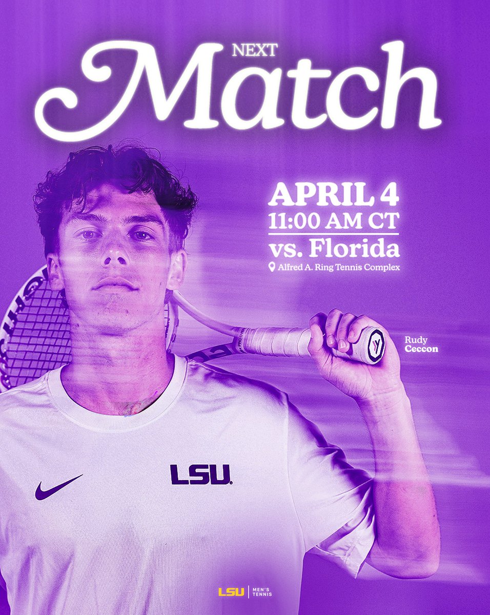 LSU Men's Tennis tweet media