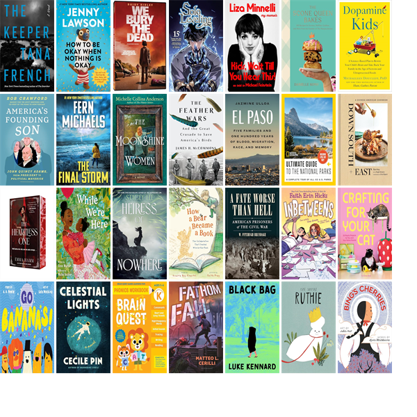 smrld's tweet photo. This week the Six Mile Regional Library District has 45 new books and one new movie.  New items include The Keeper, How to Be Okay When Nothing Is Okay, We Bury the Dead, Solo Leveling 15, The Scone Queen Bakes, Dopamine Kids, and America's Founding Son. https://t.co/w2JPW1qOyG https://t.co/BpBvNrsgxI