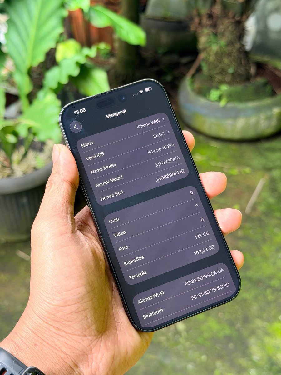 njunfreelancer's tweet photo. WTS IPHONE 15 PRO 128GB

• nominus
• bh 81%
• ⁠IBOX
• cod area jateng banjarnegara 
• ⁠via shope on
• ⁠15jt NEGOO TEBEL https://t.co/cqtEKEUCUC