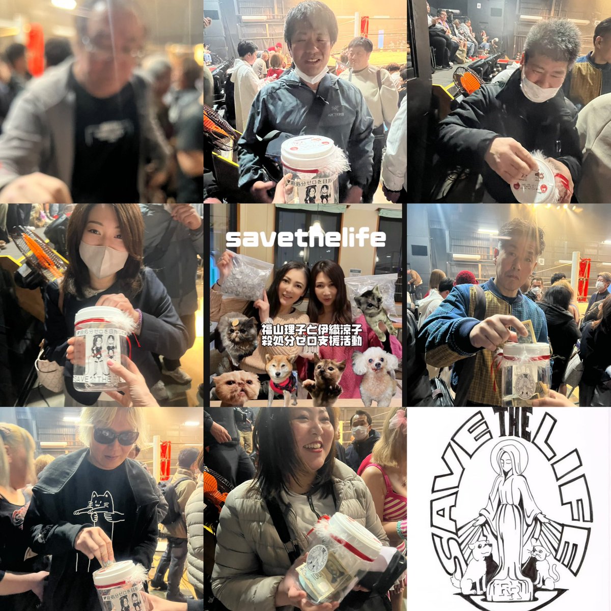 rikofukuyama's tweet photo. 2月の
#CPEキャットファイト にて
#伊織涼子 さんと
#殺処分ゼロ支援活動を

いつも みなさん
ありがとうございます https://t.co/inrUVmczX1