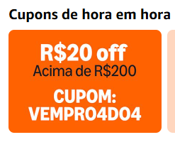 🚨NOVO CUPOM AMAZON

🔥R$20 OFF ACIMA DE r$200

CUPOM: VEMPRO4DO4

➡️ATIVE AQUI
🔗amzn.to/3OhlTgq