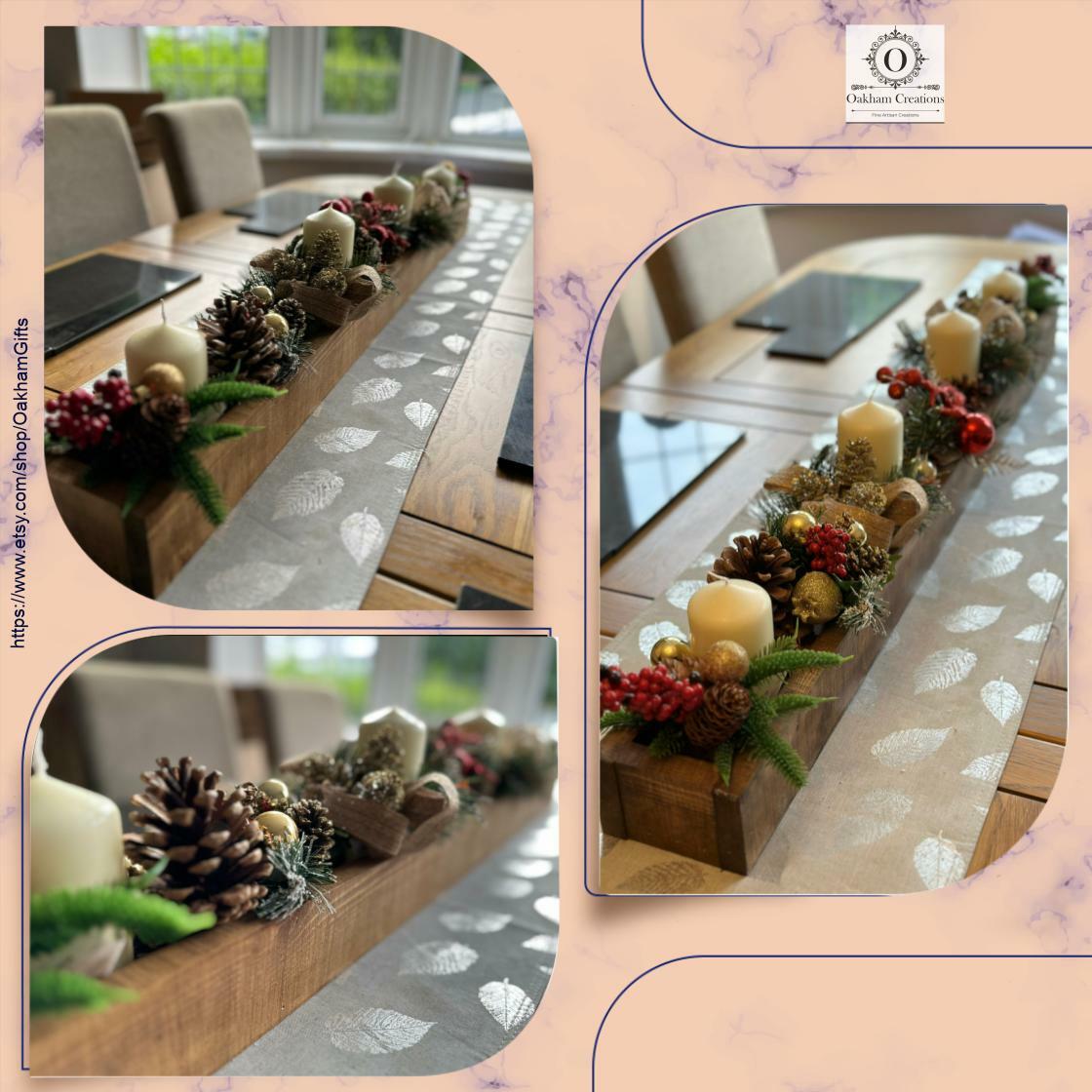 Oakhamcreations's tweet image. Transform your holiday gatherings with our Rustic Christmas Table Centre Piece Box in Dark Oak. A stunning addition for just £43.56. Bring warmth to your celebrations! #HomeDecor #Christmas2023

Shop Now etsy.com/listing/132703…