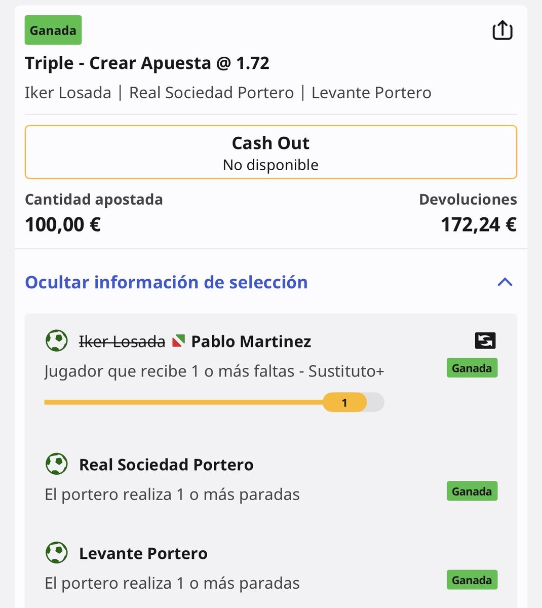 Picks_Online's tweet photo. Funbet cuota 4 ✅

Aumento 3.75 ✅

3/3 picks ✅

Ya han pagado todo!!!  

💚LIKE SI SOIS TEAM PICKSONLINE !!! https://t.co/WsnO5xoFD2
