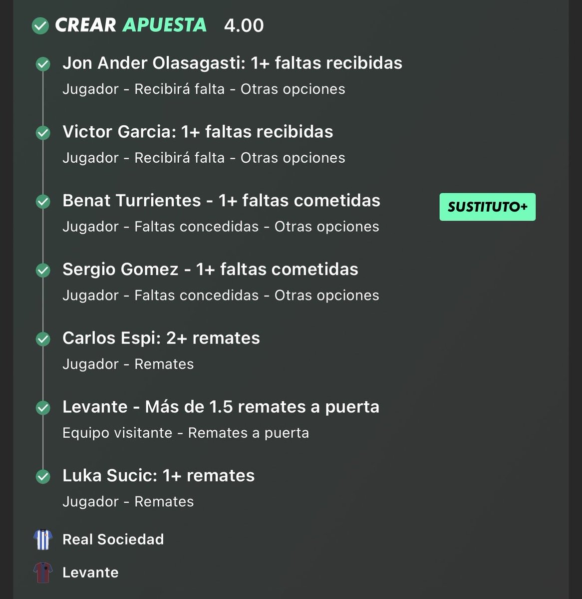 Picks_Online's tweet photo. Funbet cuota 4 ✅

Aumento 3.75 ✅

3/3 picks ✅

Ya han pagado todo!!!  

💚LIKE SI SOIS TEAM PICKSONLINE !!! https://t.co/WsnO5xoFD2