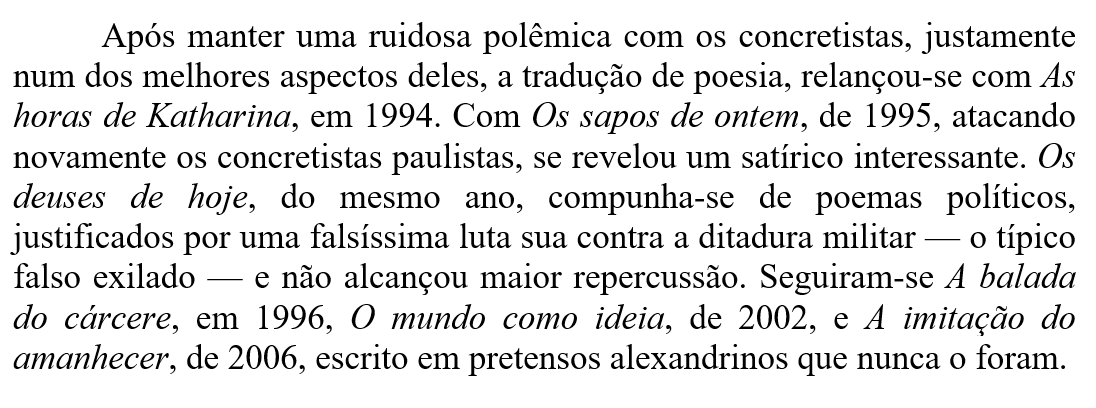 posmilenarismo's tweet photo. Em breve a @EditoraSator lançará a versão corrigida e ampliada do fantástico livro de Alexei Bueno: "Uma história da poesia brasileira". Um pequeno trecho abaixo: https://t.co/NRRpXmWVf6