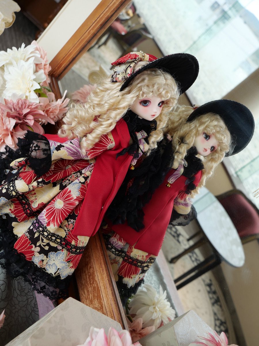 千歳飴ドレスのモニカが可愛い過ぎました😆💕💕DSDの可愛さを再確認！
ドレスはクロリスさん<a href="/Chloris_doll/">Chloris</a>