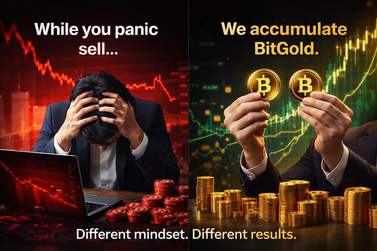 BitGold_'s tweet photo. While you panic sell…

We accumulate $BitGold

Different mindset. Different results. https://t.co/jBPhiO3dfm