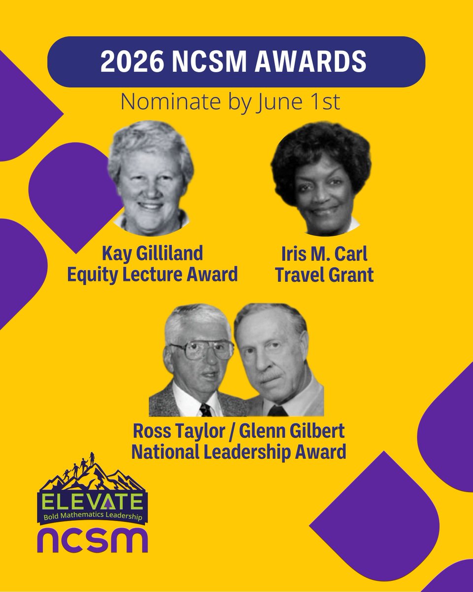 NCSM: Leadership in Mathematics Education tweet media