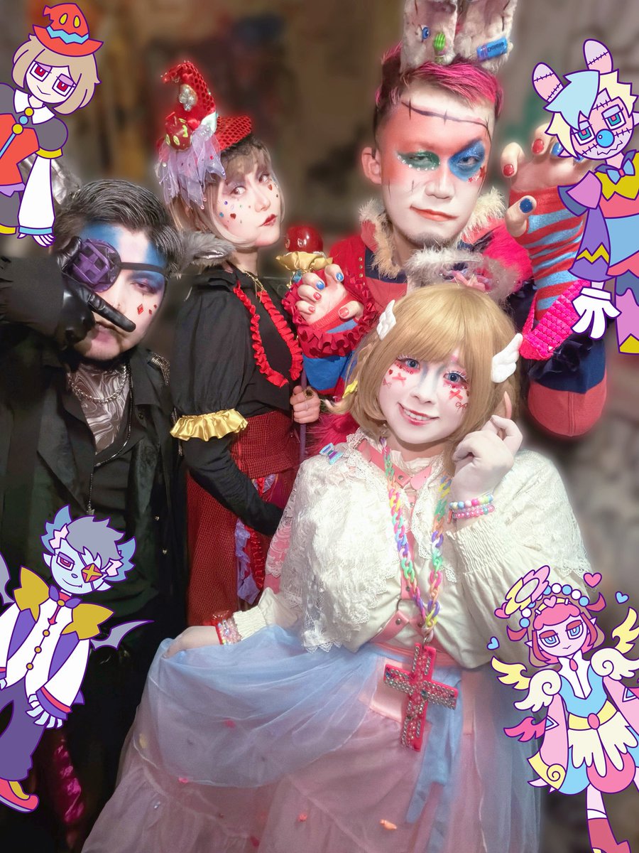 MonsterMusica's tweet photo. 👻✨✨𝑻𝒉𝒂𝒏𝒌 𝒚𝒐𝒖✨✨👻

 #ぼけちゃん3さいのお誕生日会2026❤️‍🔥
MonsterMusicaのコミカルホラーショー
ご来場ありがとうございました👻

◆出演モンスター◆
🐺🩸＠YukiRumaVamHowl 
🍎🪄 ＠RubyLuby115 
🐰🎪＠RaspberryMaze 
👼🏻💘 @chagipom 

またコワコワな夜にお会いしましょう🌙 https://t.co/P7Hge50Hor