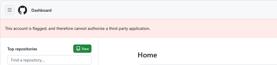 OlafArlt's tweet photo. @github https://t.co/TWw8zTTBlg
My GitHub account unfortunately is still partly flagged 24 hours after support confirmed that the restrictions, which had been placed by mistake in March, have been fully removed.
See also Tickets #4210814/#4215958
Thank you in advance! https://t.co/c2gk9LqfF3