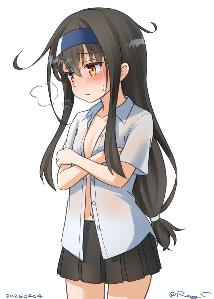 初霜(艦これ) 「もふもふしすぎました #艦これ版深夜の真剣お絵描き60分一本勝負 #艦これ版真剣」|Ray.Sのイラスト