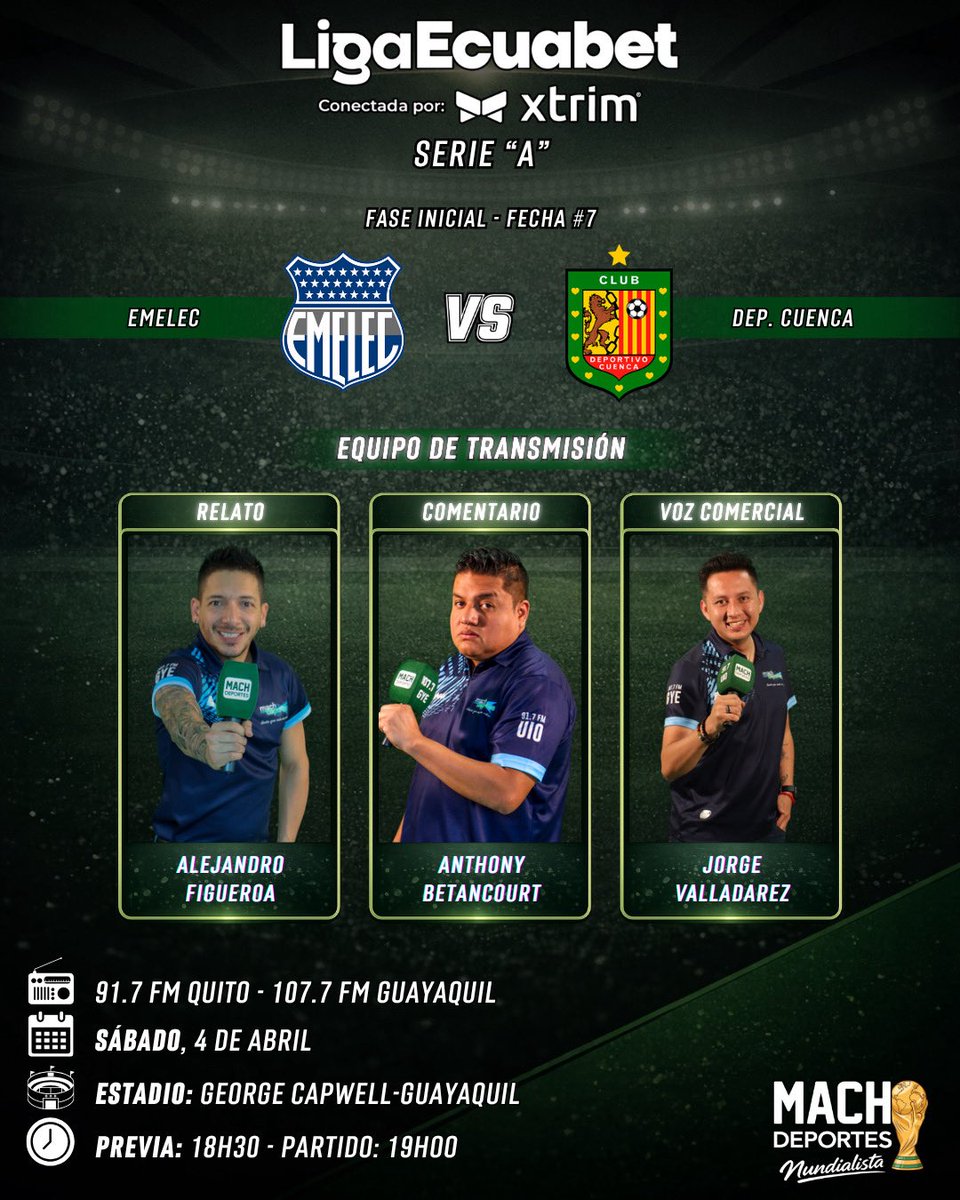 Machdeportes ✨ Gente Que Sabe De Radio tweet media