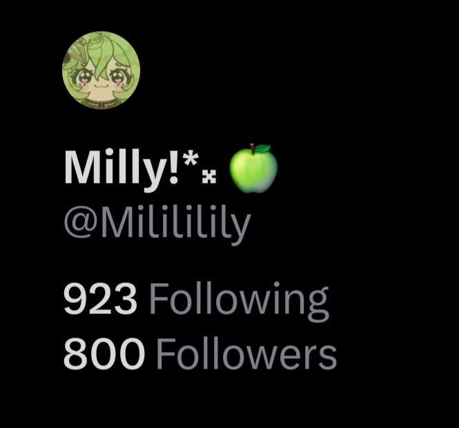 Milly!*𝄪 🍏 tweet media