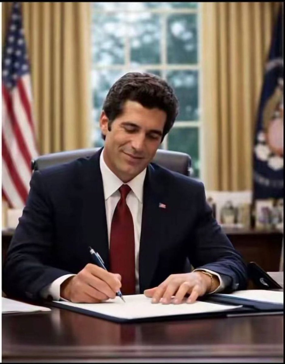 John F kennedy jr tweet media