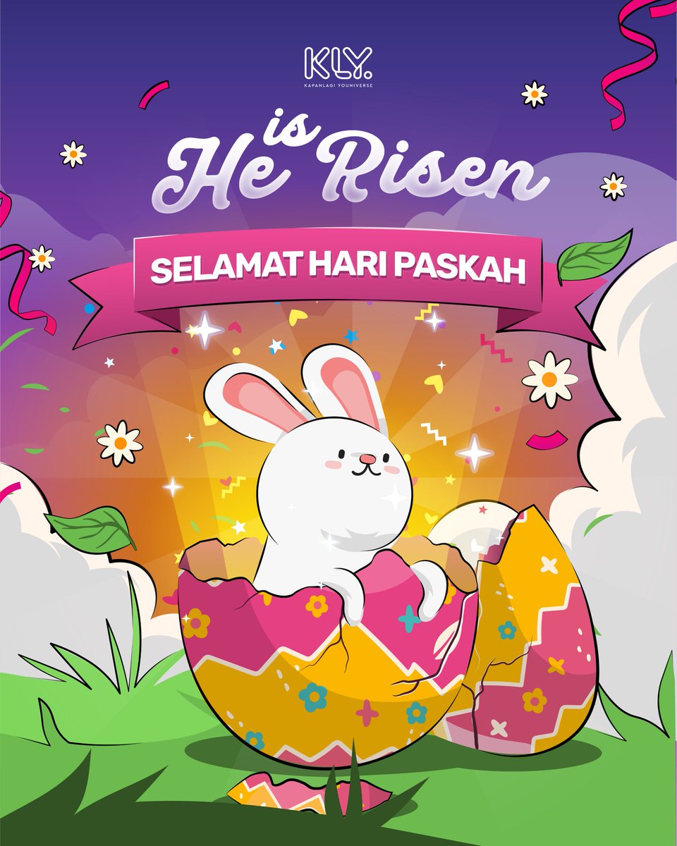 bolacomID's tweet photo. Kirain cuma ada telur, ternyata ada "kejutan" di akhir~ ๐ฐ
Bukan sekadar hiasan, telur dan kelinci ternyata sama-sama melambangkan kehidupan baru.ย
Tiada mahkota tanpa salib, dan tiada bahagia tanpa pengorbanan. Selamat merayakan Hari Paskah!ย
#KLYlab #HariPaskah2026 https://t.co/miC6jnwhNN