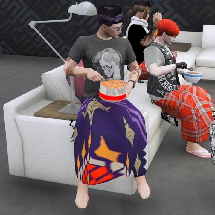 Bayangin Rion sama Caine main miskin-miskinan