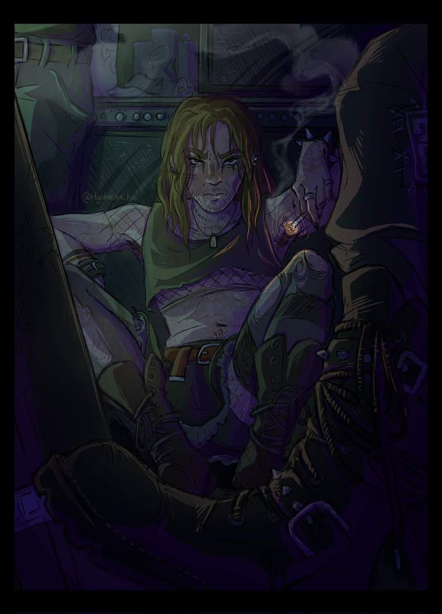 Punk Kíli I made for this fic: archiveofourown.org/works/65504659…
This is one of my few finished pieces for this verse, but I have so many sketches of him it's crazy 😭🤭
#thehobbit #durincest #kilidurin