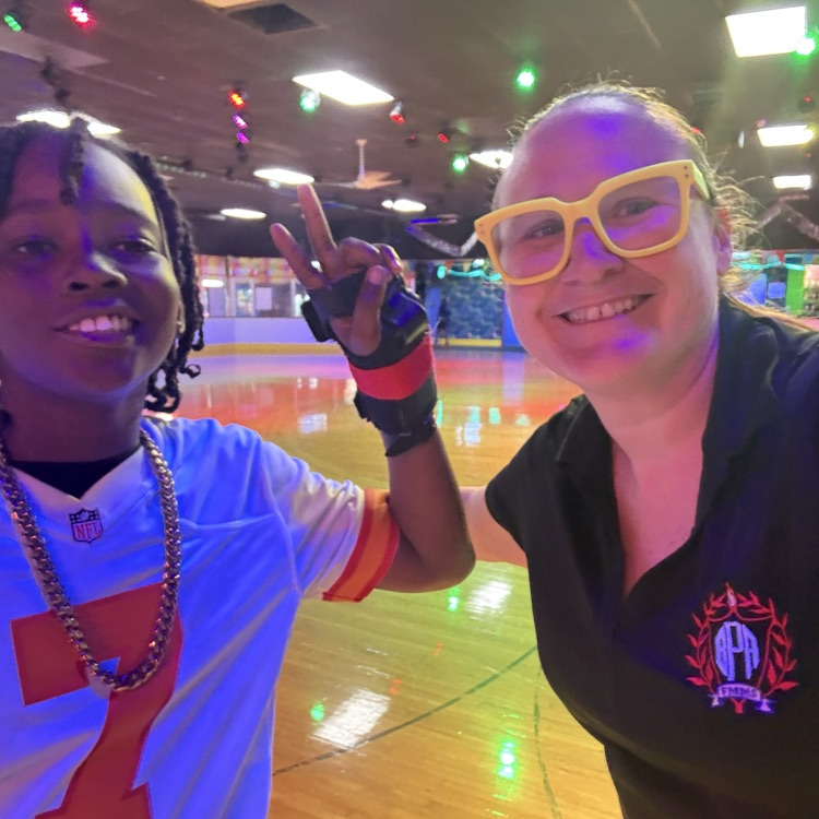 HCPSFranklinBPA's tweet image. The sixth and seventh grade field trip to United Skates was awesome. #skates #bpa