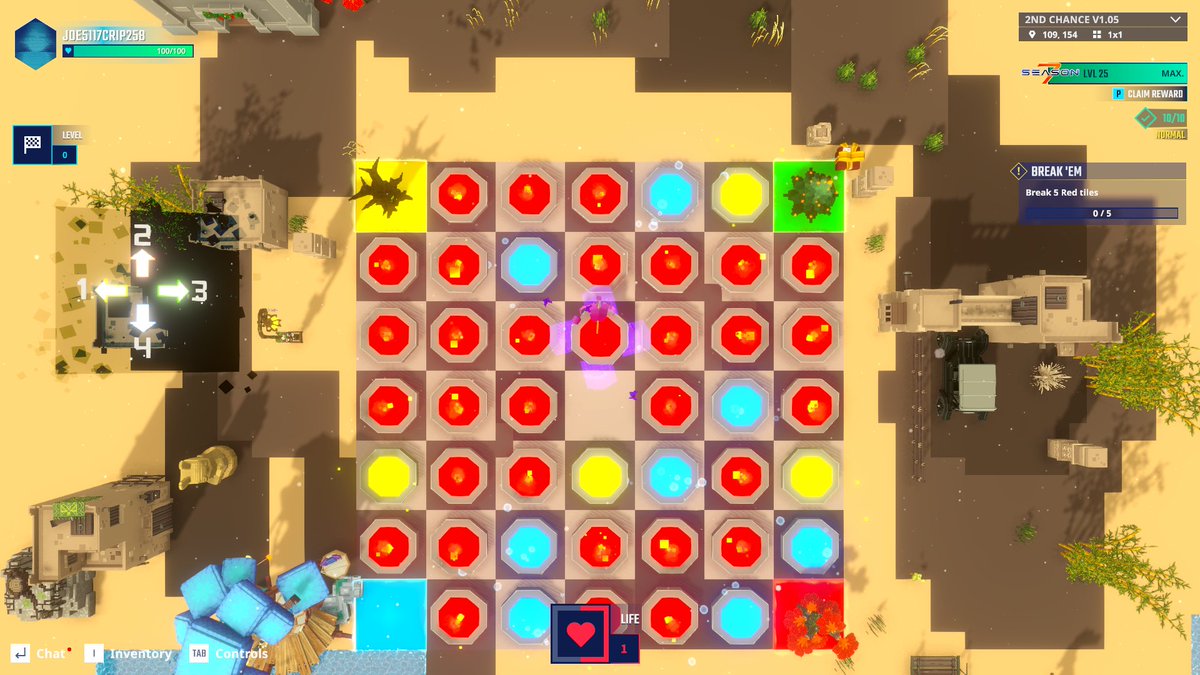 crip258's tweet photo. Red lights lined up in The Sandbox Season 7—spotted the pattern. @TheSandboxGame  https://t.co/iQz0UxdCQZ #Season7 https://t.co/Qz78G0lyNj