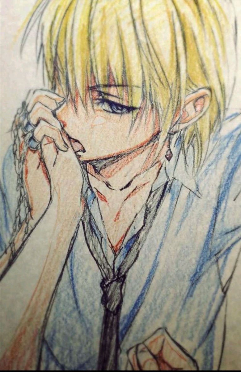 in honor of kurapika day.. reminder that this official art exists