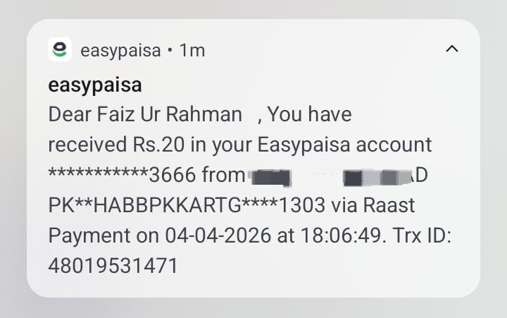 rahman3252's tweet photo. Please Donate for GAZA🇵🇰🇵🇸
Thanks for donation my dear brother.

📍 *عطیات جمع کروانے کے ذرائع:*
*👈 اکاؤنٹ ٹائٹل:*
 فیض الرحمٰن (Faiz Ur Rahman)
* *ایزی پیسہ:*
 0332-5233666
* *جیز کیش:*
 0302-9578476

*📲 اسکرین شارٹ ضرور بیجھ دیا کریں۔*
*واٹساپ نمبر:*
0302-9578476

@followers https://t.co/AXb39yo852