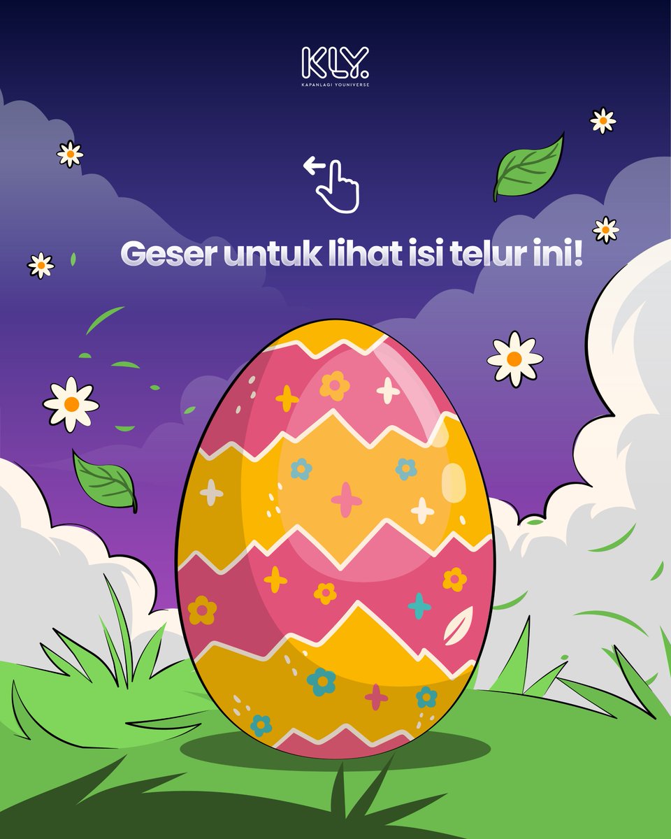 liputan6dotcom's tweet photo. Kirain cuma ada telur, ternyata ada "kejutan" di akhir~ 🐰

Bukan sekadar hiasan, telur dan kelinci ternyata sama-sama melambangkan kehidupan baru. 

Makanya, simbol-simbol ini sering dipakai buat menggambarkan Paskah, yang memperingati kebangkitan Yesus Kristus dan harapan akan kehidupan baru. 🕊️

Tiada mahkota tanpa salib, dan tiada bahagia tanpa pengorbanan. Selamat merayakan Hari Paskah! 

#KLYlab #HariPaskah2026