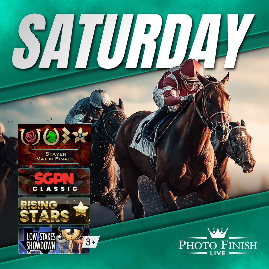 photofinishgame's tweet photo. Another massive freeroll day today! Tune in, make your picks, make each freeroll pay YOU whether you're racing or not!

11am - Low Stakes Showdown
8pm - Stayer MAJOR Races
915pm - @TheSGPNetwork WL only 
10pm - Rising Stars

7 hours of freerolls today worth ~60k USD in total!!! https://t.co/GT2eAgtLsK