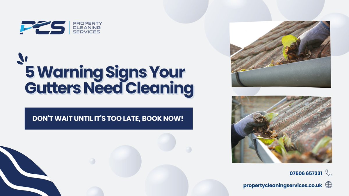 propertycsuk's tweet photo. 🌧️🛠️ 5 Signs Your Gutters Need Cleaning! 🏡🔧 Don't wait for chaos! Water Overflowing 🌊 Sagging Gutters 😩 Plant Growth🌱 Stained Walls🚫 Increased Pests🐜Ignoring these can lead to costly damage! Clean your gutters, especially in spring &amp; autumn. 🌷🍁#GutterCheck #southwales https://t.co/K1g28yL3RW