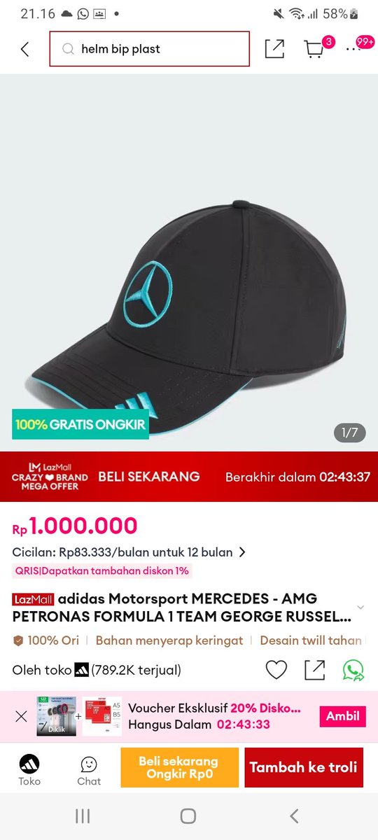 Baru tau ternyata merch F1 sekeren ini Eksklusif di Lazada 😭 ga usah ribet cari ke mana-mana lagi

lazada.co.id/products/-i877…