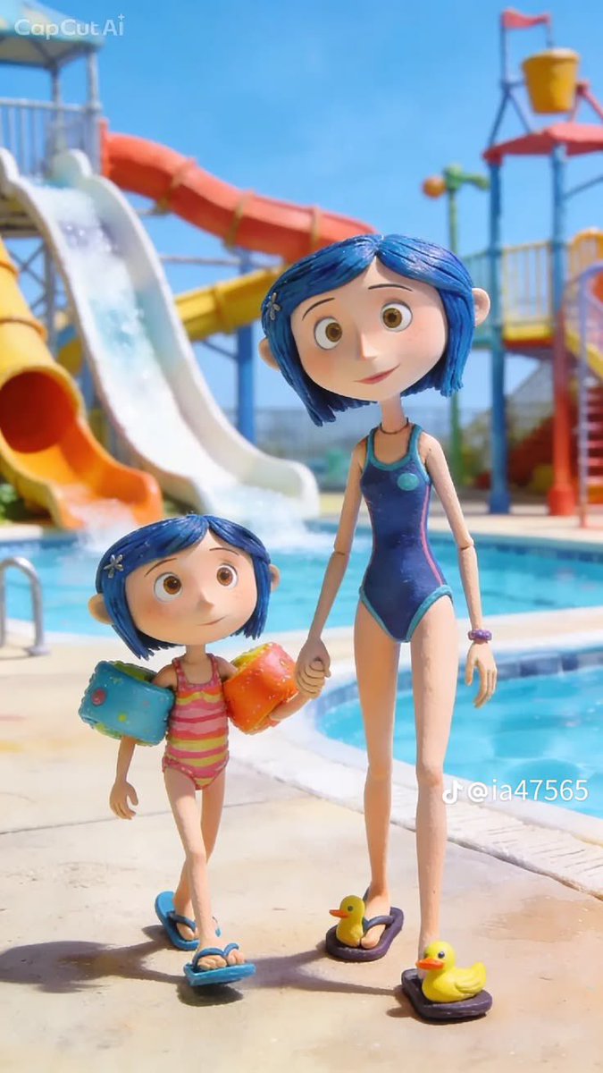 zenthebrat's tweet photo. It’s kinda cloudy today but I really wanna chill at the pool so we just might have a Coraline pool day #coralinesummertime #springintosummer #coralinepoolday https://t.co/zKzFRWNl2s